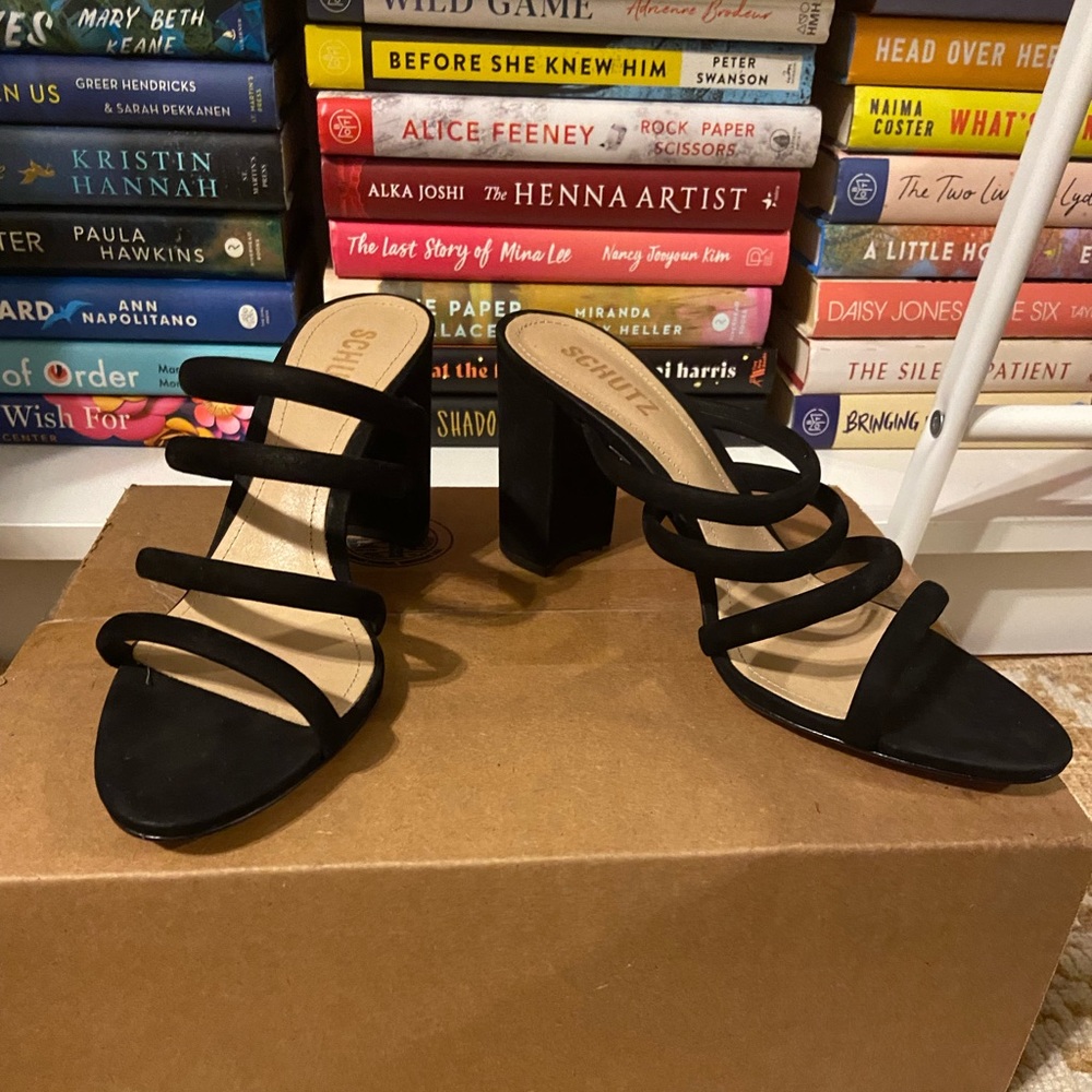 Schutz Strappy Heels
